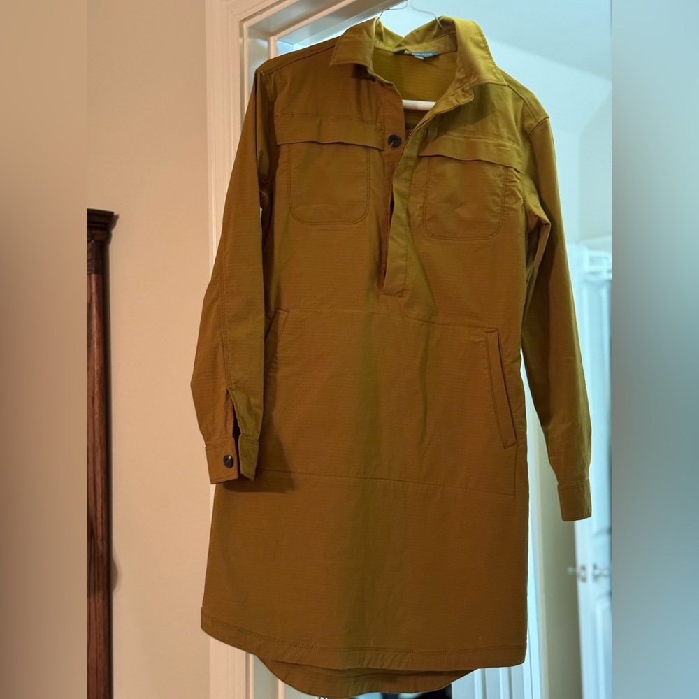 Title Nine Long Sleeve Utility Shirt Dress